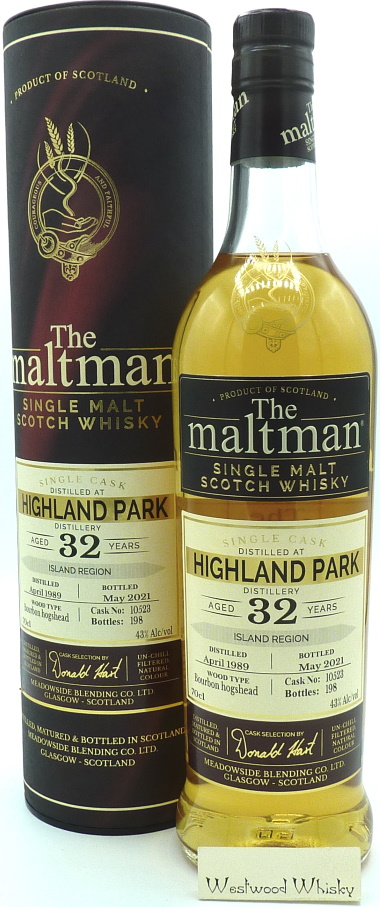 Highland Park 32 Jahre Maltman Abfüllung 1989/2021